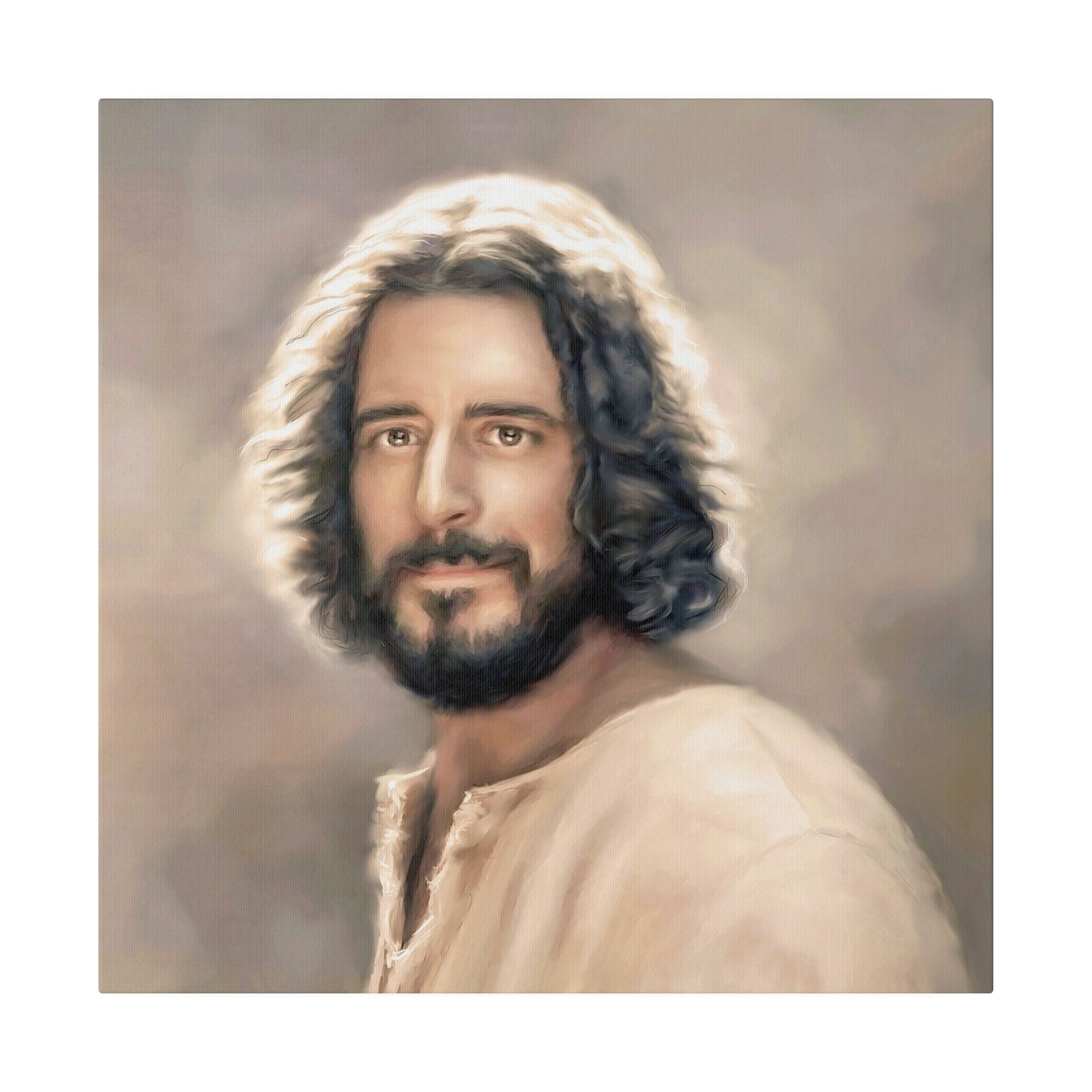 You Belong, Jesus Christ Portrait, Fine Art Canvas Print, The Chosen Artwork of Jesus Painting 12x16