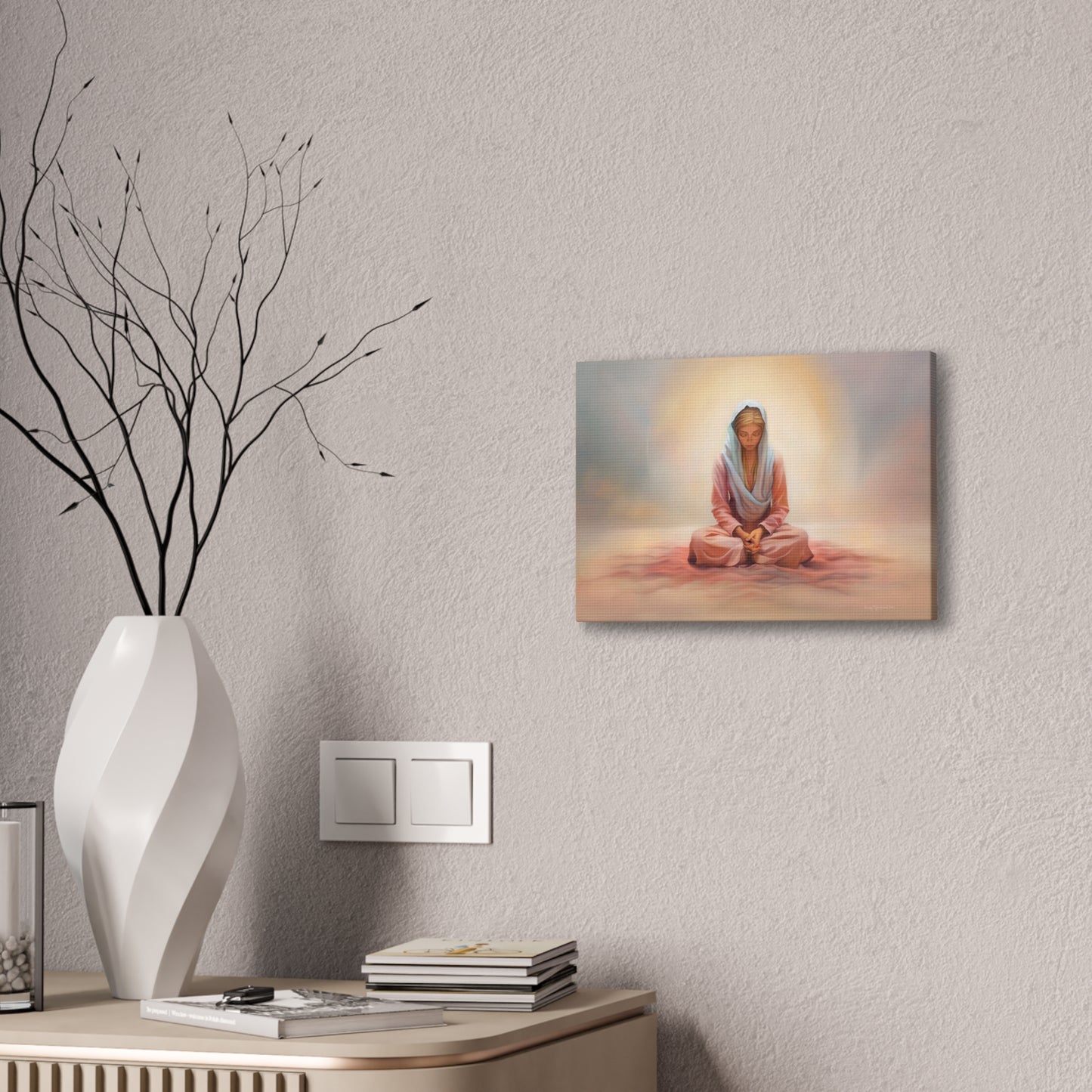 Stillness, Fine Art Canvas Print, Female Discipleship