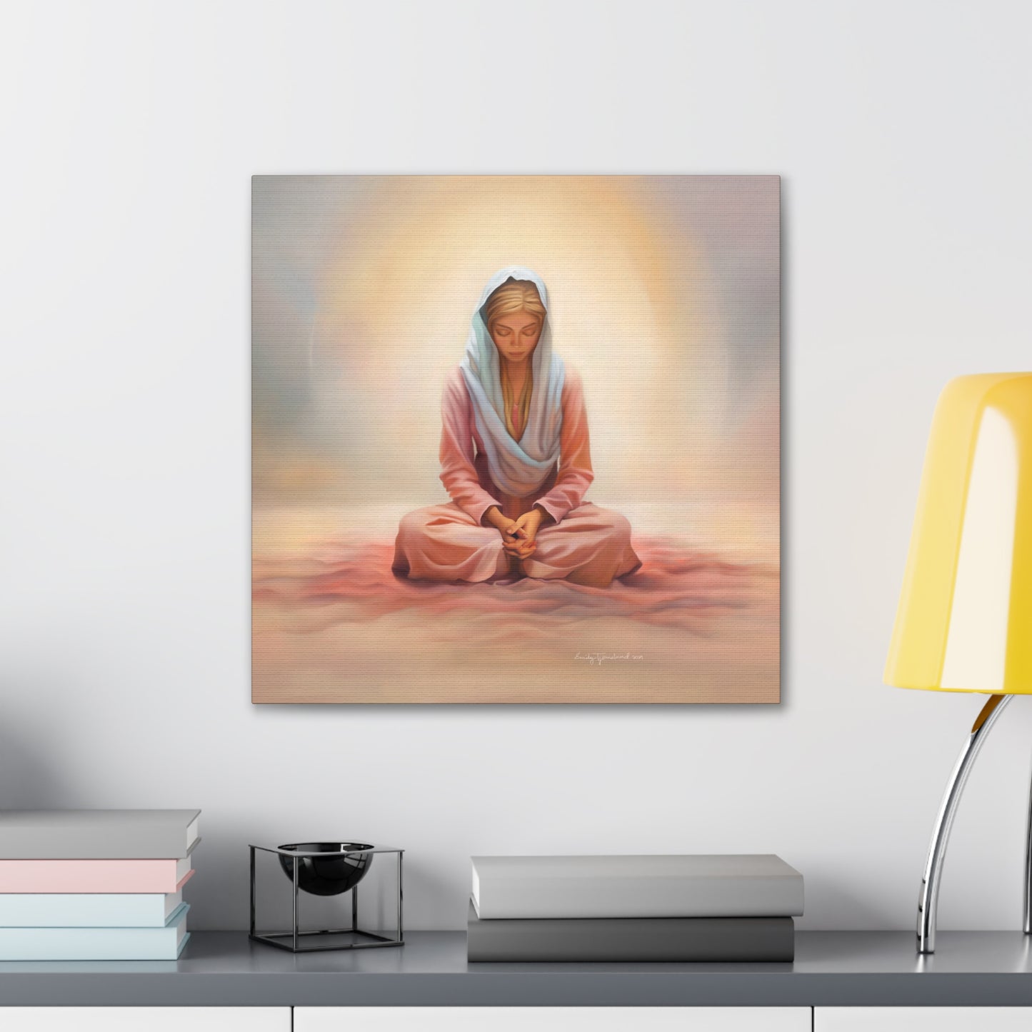 Stillness, Fine Art Canvas Print, Female Discipleship