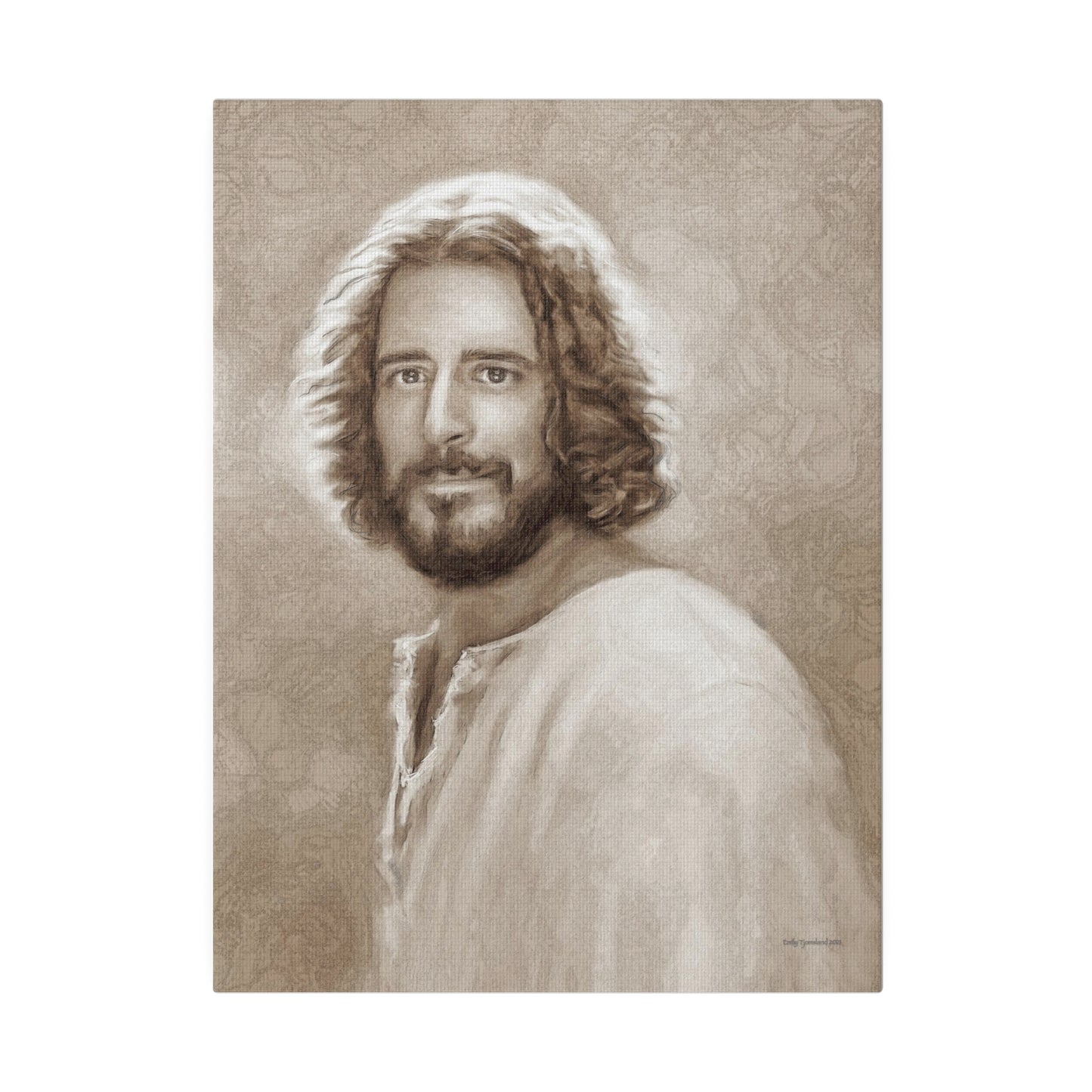 Jesus Christ Artwork, Fine Art Canvas Print Inspired by The Chosen TV Series | Not Affiliated with The Chosen | Gift for Christians