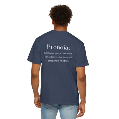 Pronoia Definition Shirt Fun Garment-Dyed T-shirt unisex