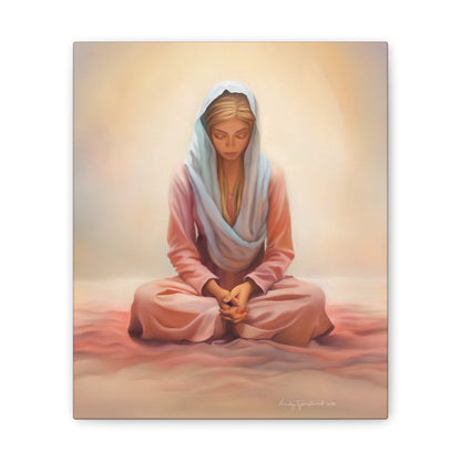 Stillness, Fine Art Canvas Print, Female Discipleship