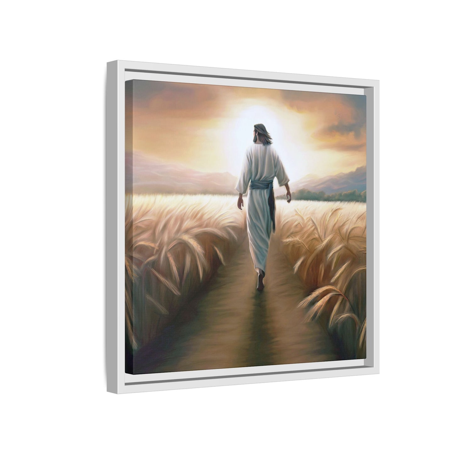 Called To Serve Canvas Print Framed Wall Art of Jesus Christ, Gift for Missionaries, Jesus in the Field beautiful