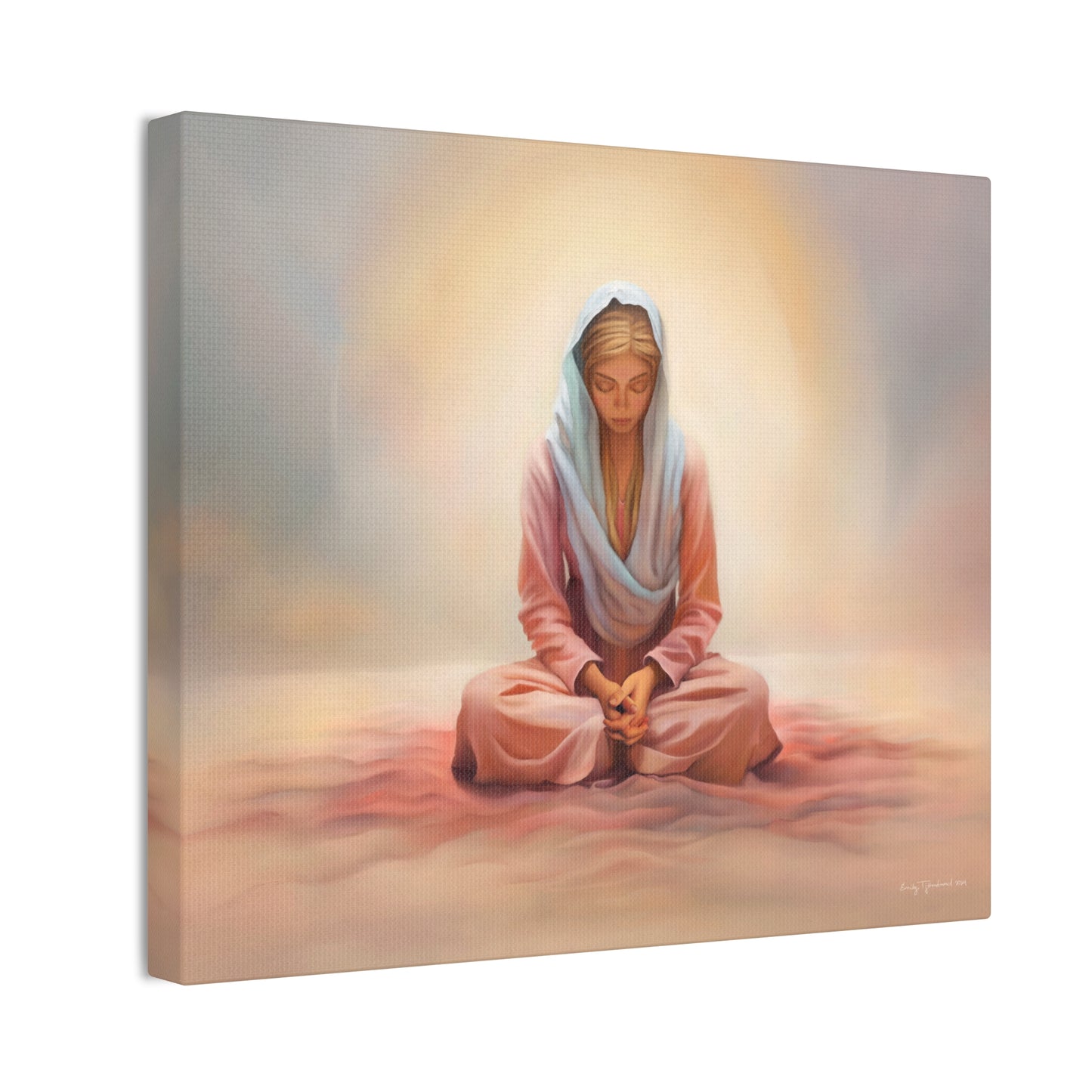 Stillness, Fine Art Canvas Print, Female Discipleship