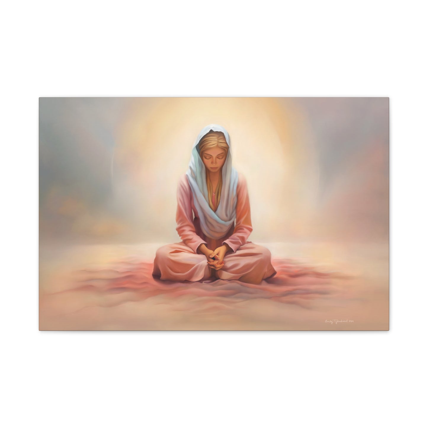 Stillness, Fine Art Canvas Print, Female Discipleship