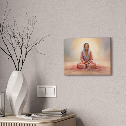 Stillness Fine Art Canvas Print, Female Discipleship, Gift for Her, Religious Gift for Her, Young Women Gift, Relief Society Gift, LDS artwork
