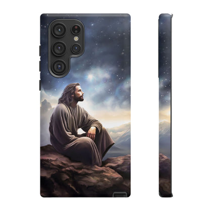 Jesus With The Stars Tough Phone Cases for Missionaries, Fun Special Gift for Bishops, Missionaries, Fun Gift for your missionary