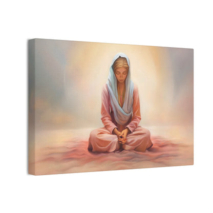 Stillness Fine Art Canvas Print, Female Discipleship, Gift for Her, Religious Gift for Her, Young Women Gift, Relief Society Gift, LDS artwork