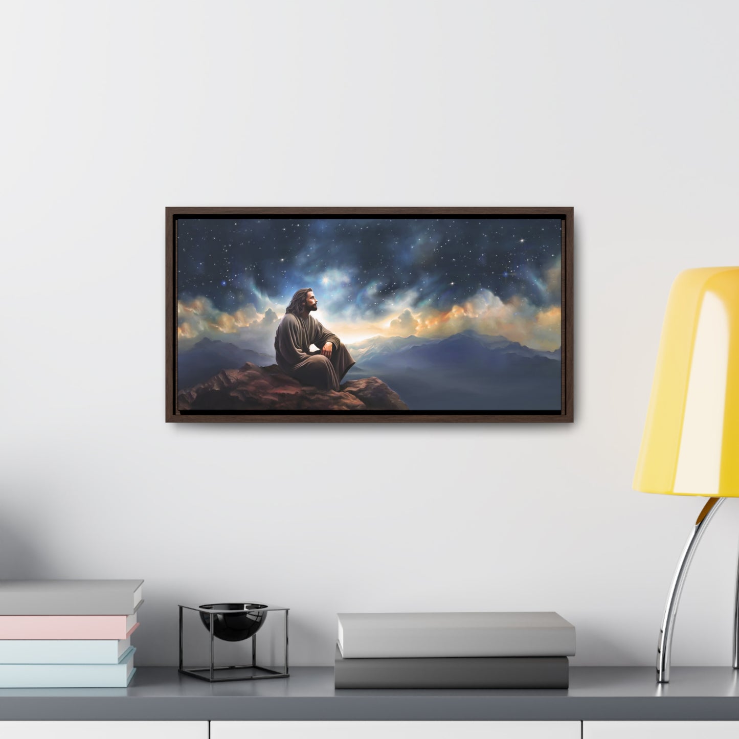 Jesus With The Stars, Fine Art Canvas Print, Many Sizes, Christian Art, Missionary Gifts