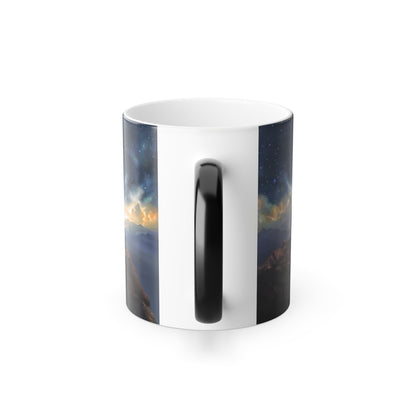 Jesus with The Stars Fun and spiritual Color Morphing Mug, Missionary Gift, Christmas Gift, Jesus Cup, Jesus Gift, Christian gift, 11oz