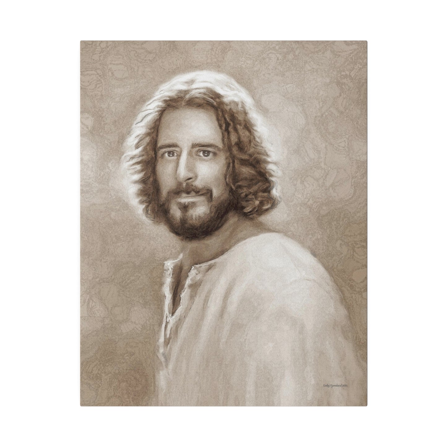 Jesus Christ Artwork, Fine Art Canvas Print Inspired by The Chosen TV Series | Not Affiliated with The Chosen | Gift for Christians