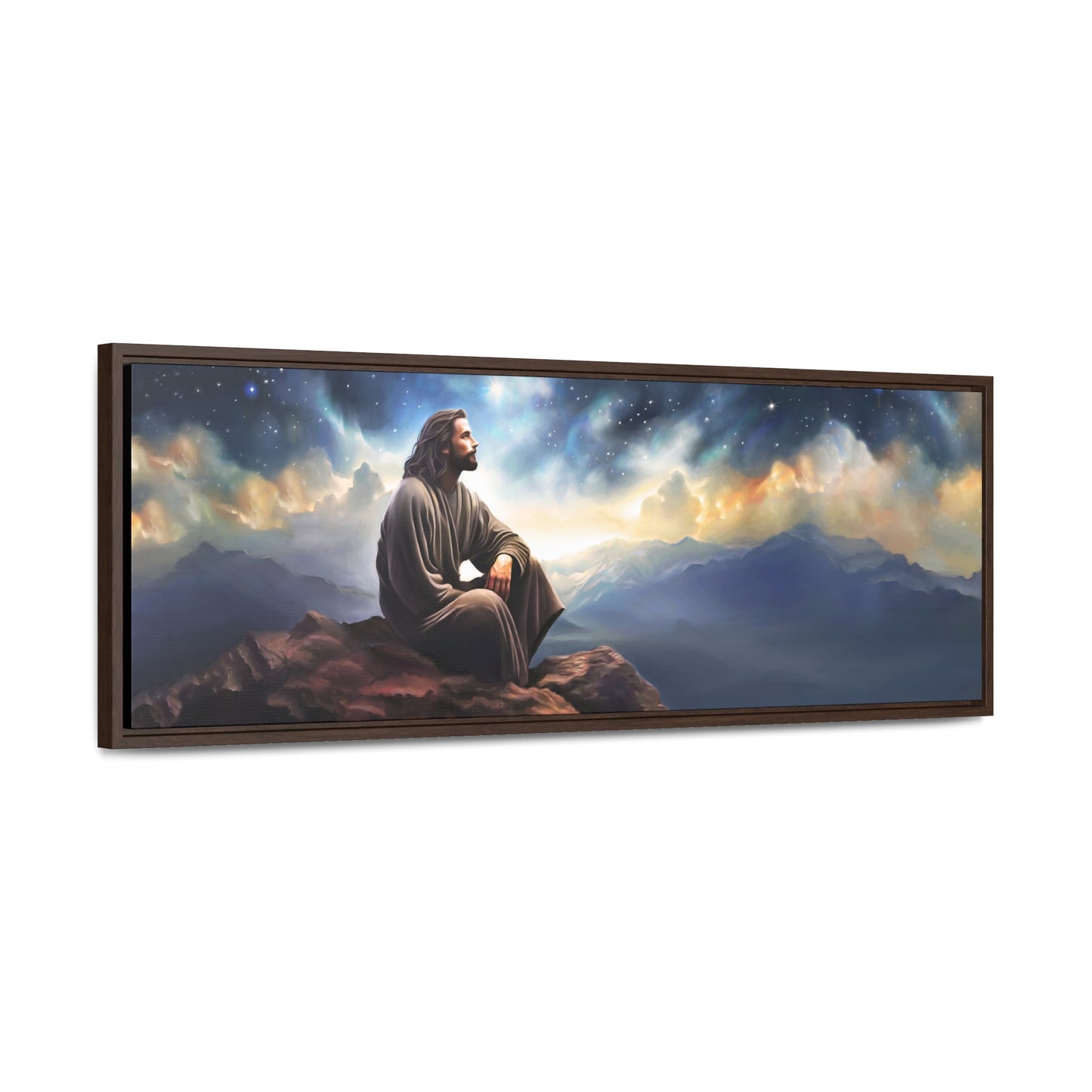 Jesus With The Stars, Fine Art Canvas Print, Many Sizes, Christian Art, Missionary Gifts