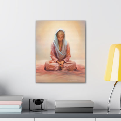 Stillness, Fine Art Canvas Print, Female Discipleship