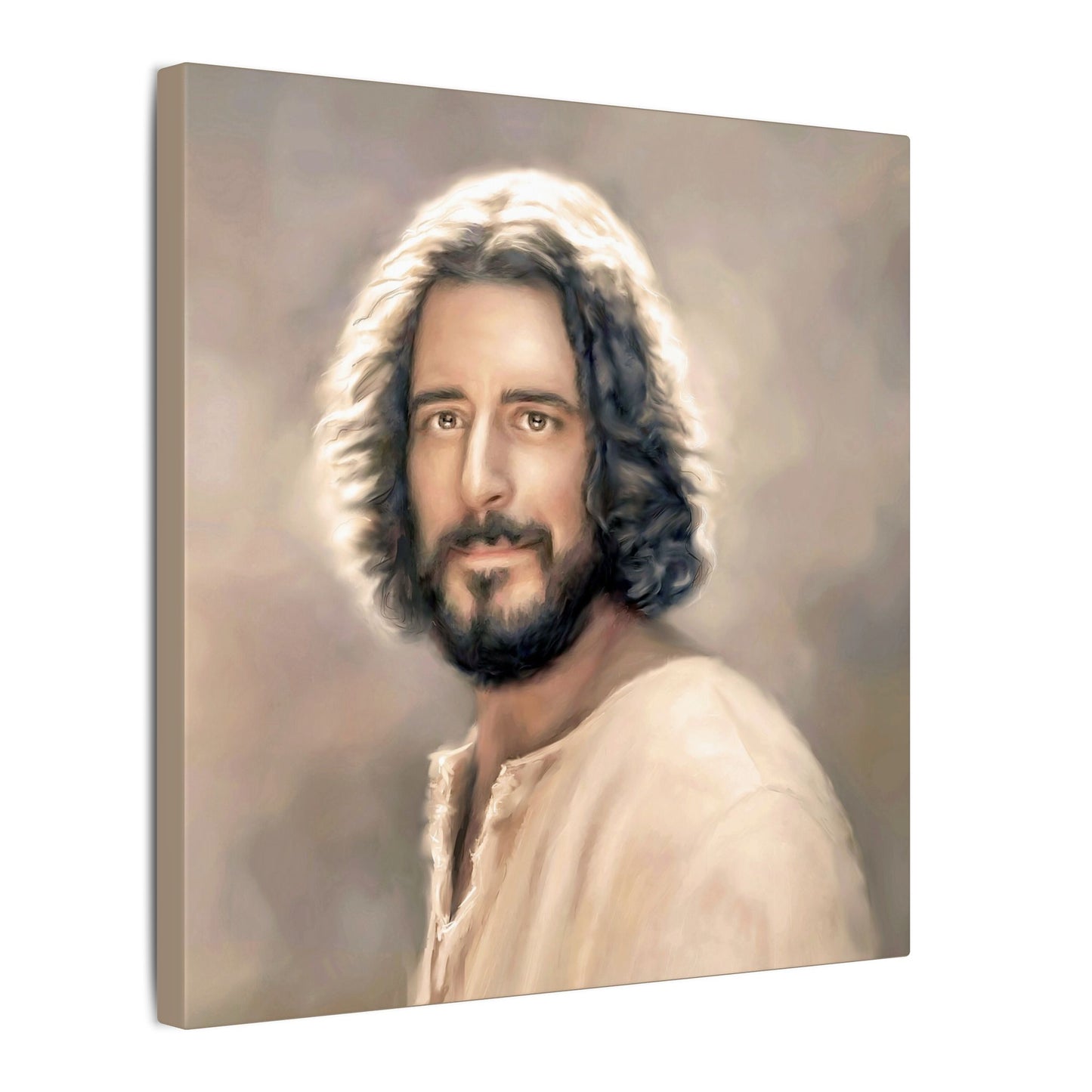 You Belong, Jesus Christ Portrait, Fine Art Canvas Print, Inspired by The Chosen Artwork of Jesus Painting
