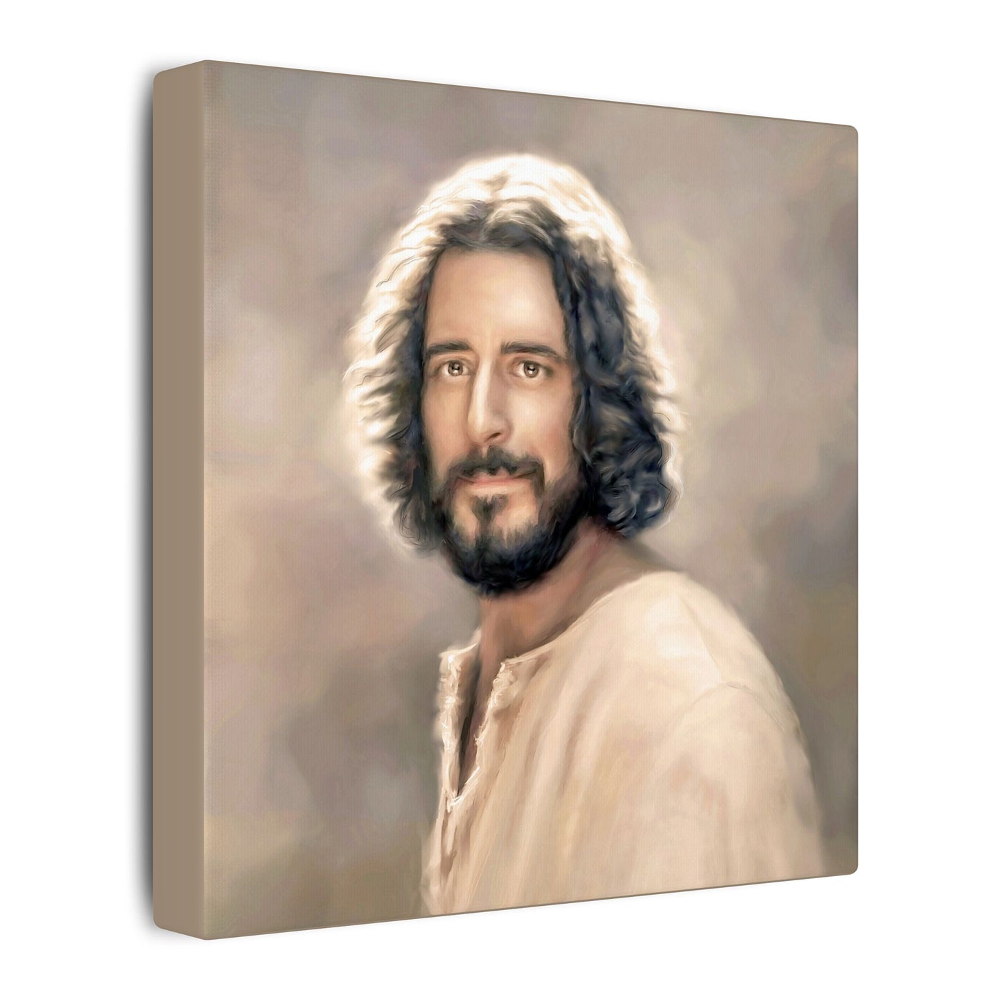 You Belong, Jesus Christ Portrait, Fine Art Canvas Print, Inspired by The Chosen Artwork of Jesus Painting