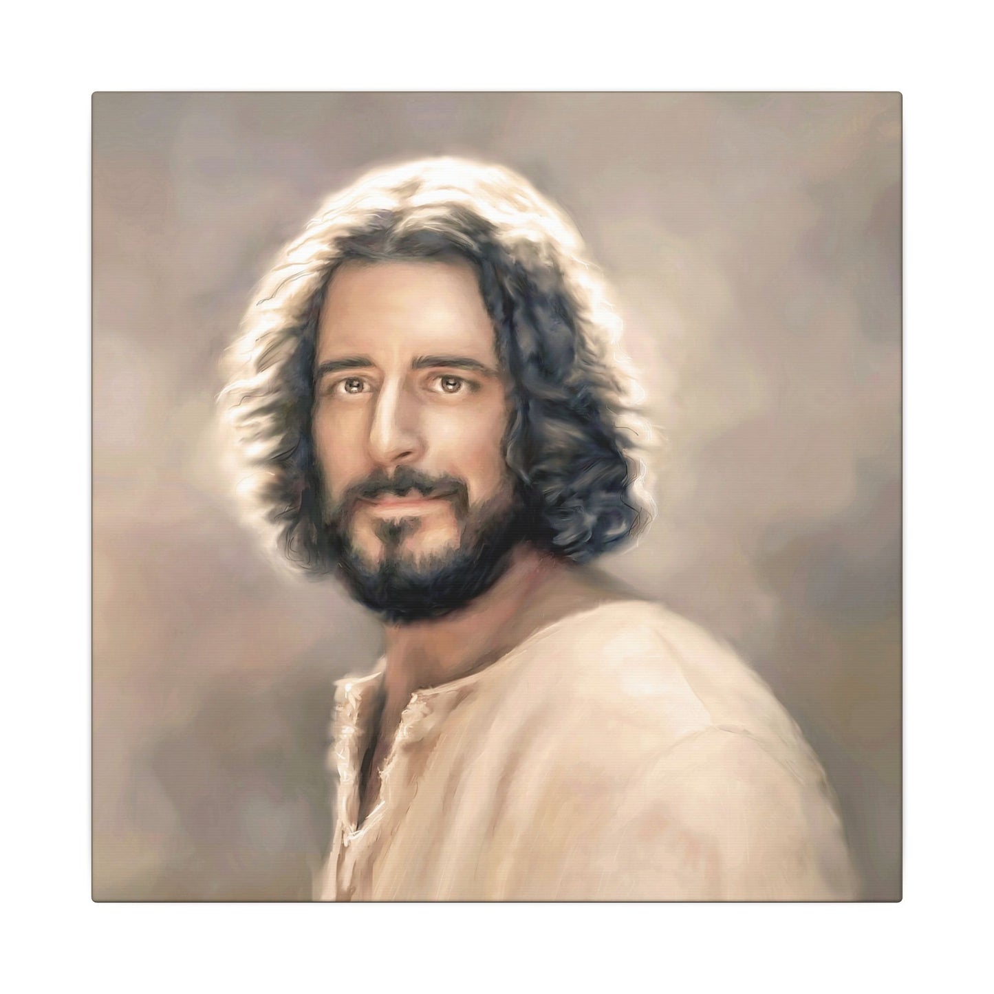 You Belong, Jesus Christ Portrait, Fine Art Canvas Print, Inspired by The Chosen Artwork of Jesus Painting