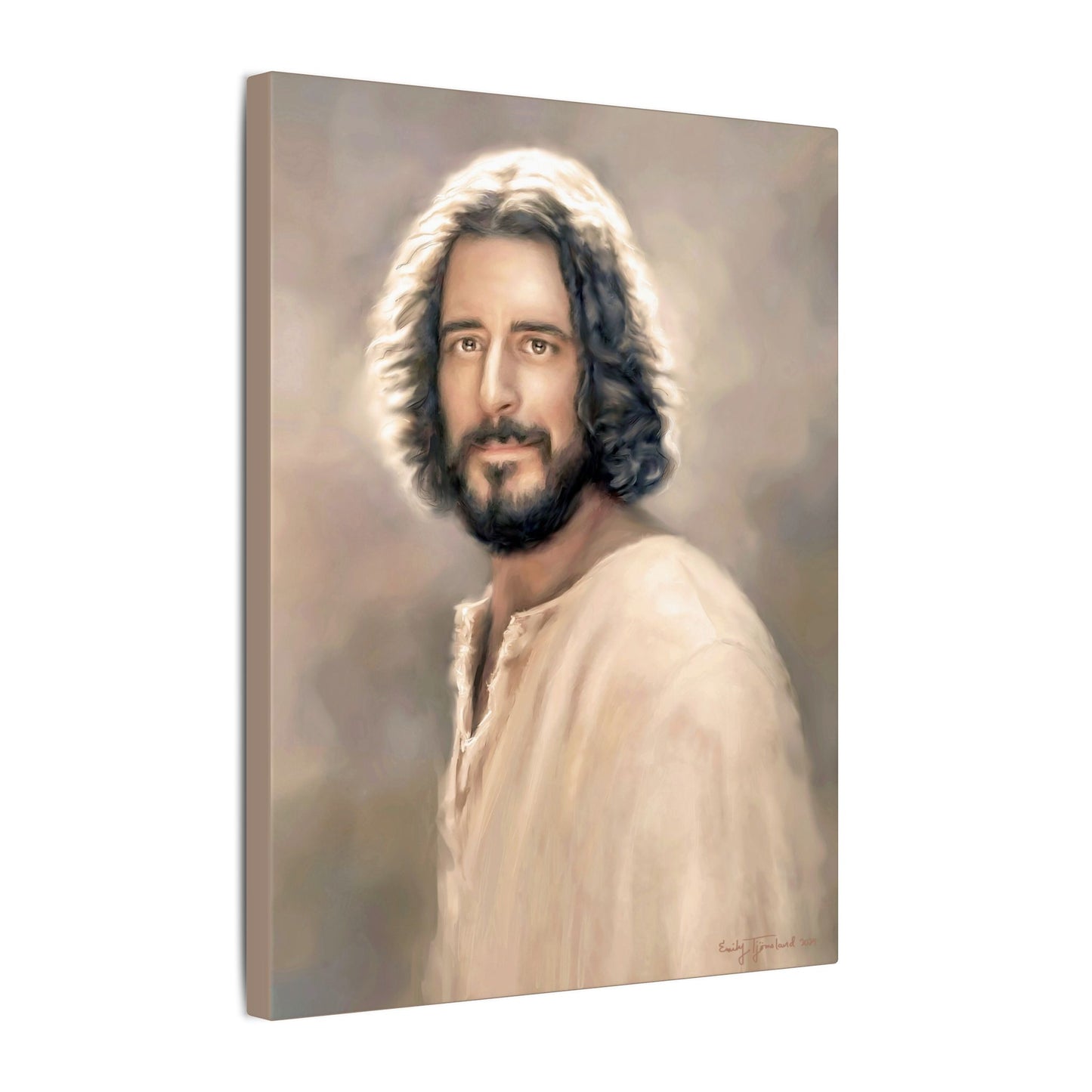 You Belong, Jesus Christ Portrait, Fine Art Canvas Print, Inspired by The Chosen Artwork of Jesus Painting