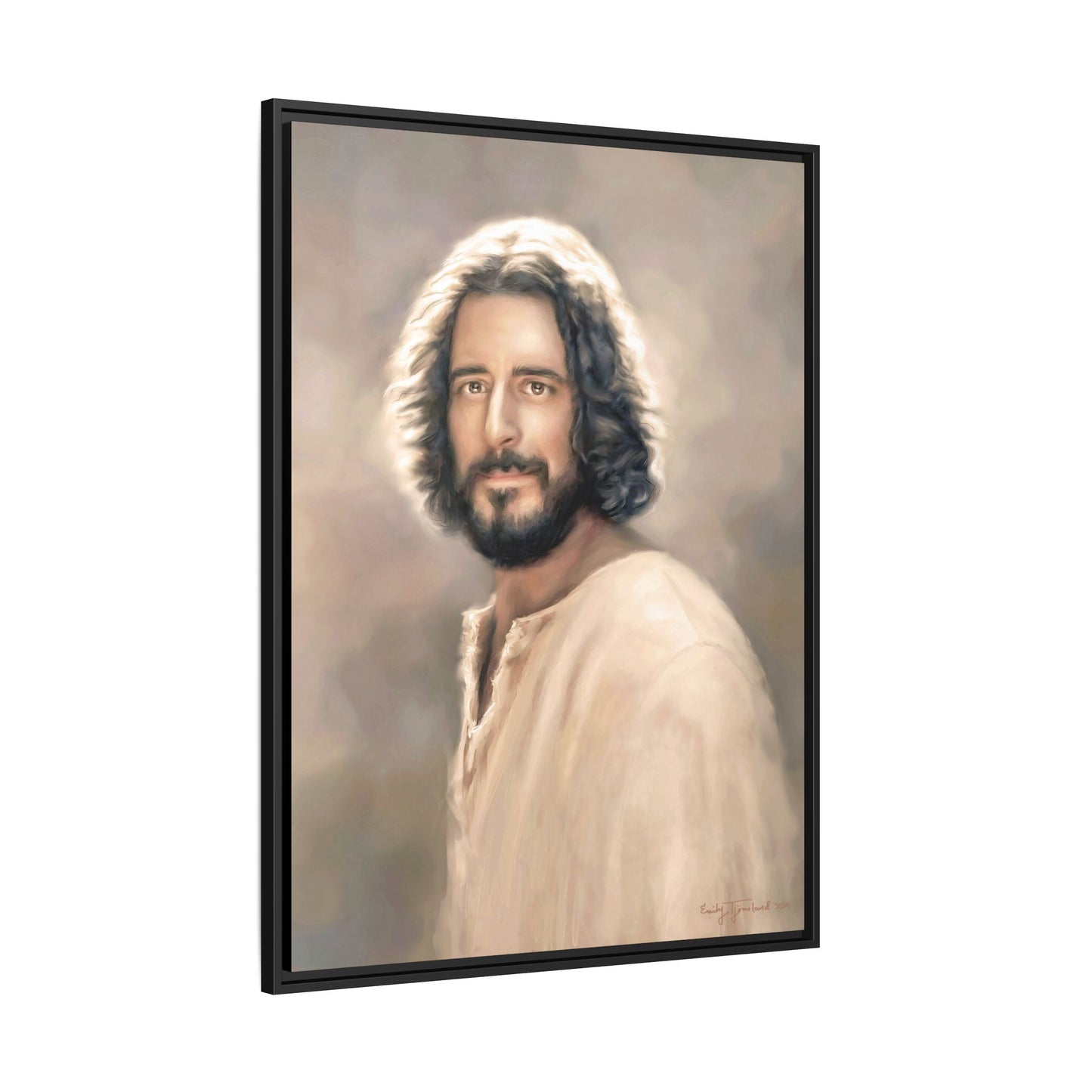 You Belong Jesus Portrait, Fine Art Canvas Print, Framed, The Chosen Art Inspired Artwork of Jesus Christ