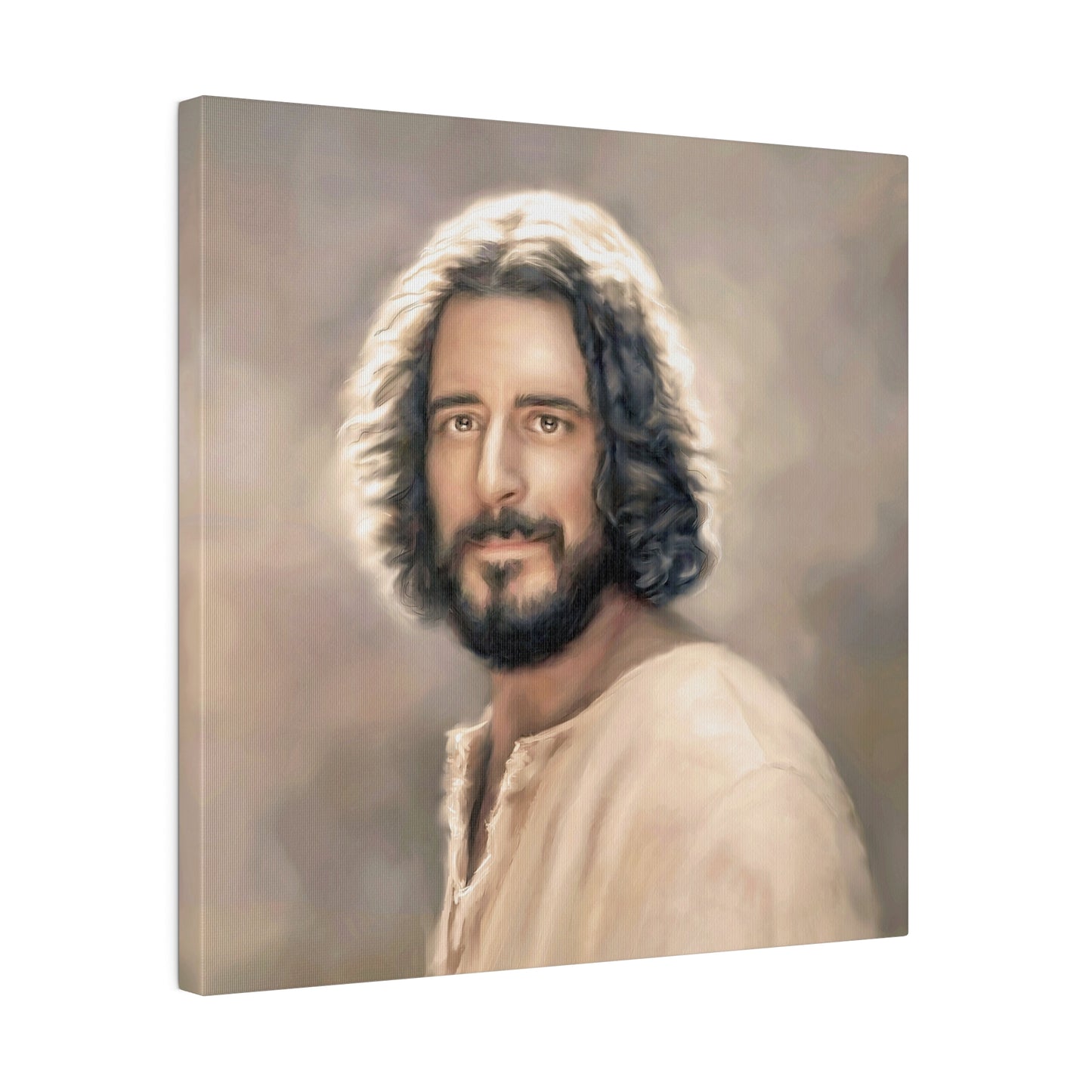 You Belong, Jesus Christ Portrait, Fine Art Canvas Print, The Chosen Artwork of Jesus Painting 12x16