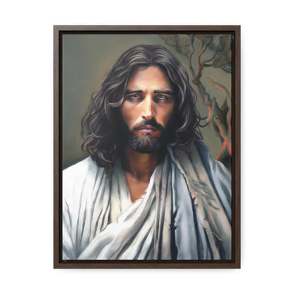 Jesus Christ Portrait, Fine Art Canvas Print, Framed, Jesus Christ Christian Art, Christian Art, Jesus Christ Decor