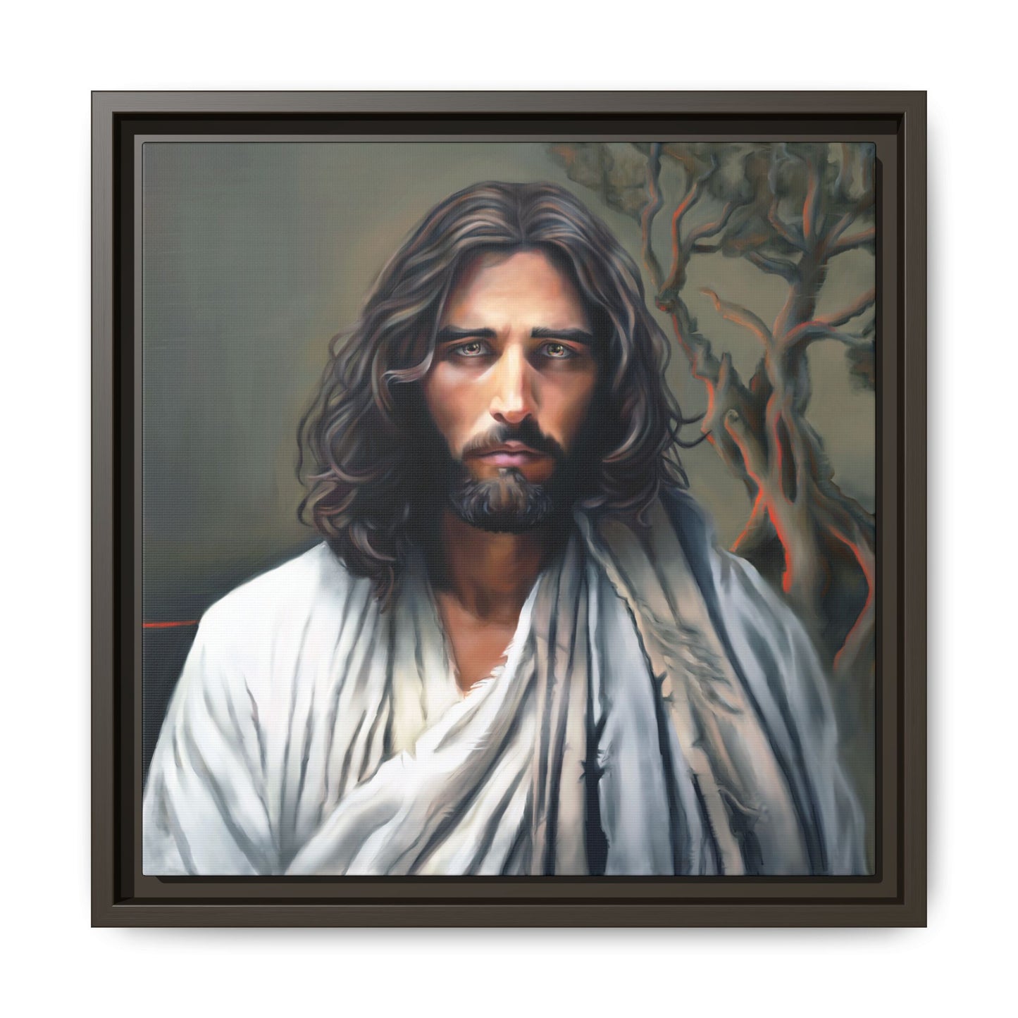 The End of Suffering, Jesus in Gethsemane, Fine Art Canvas Print, Christian Art, Jesus Artwork, Matte Canvas, Stretched, 0.75"