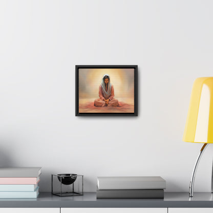 Stillness, Fine Art Canvas Print, Female Discipleship, Spiritual Art, Religious Artwork