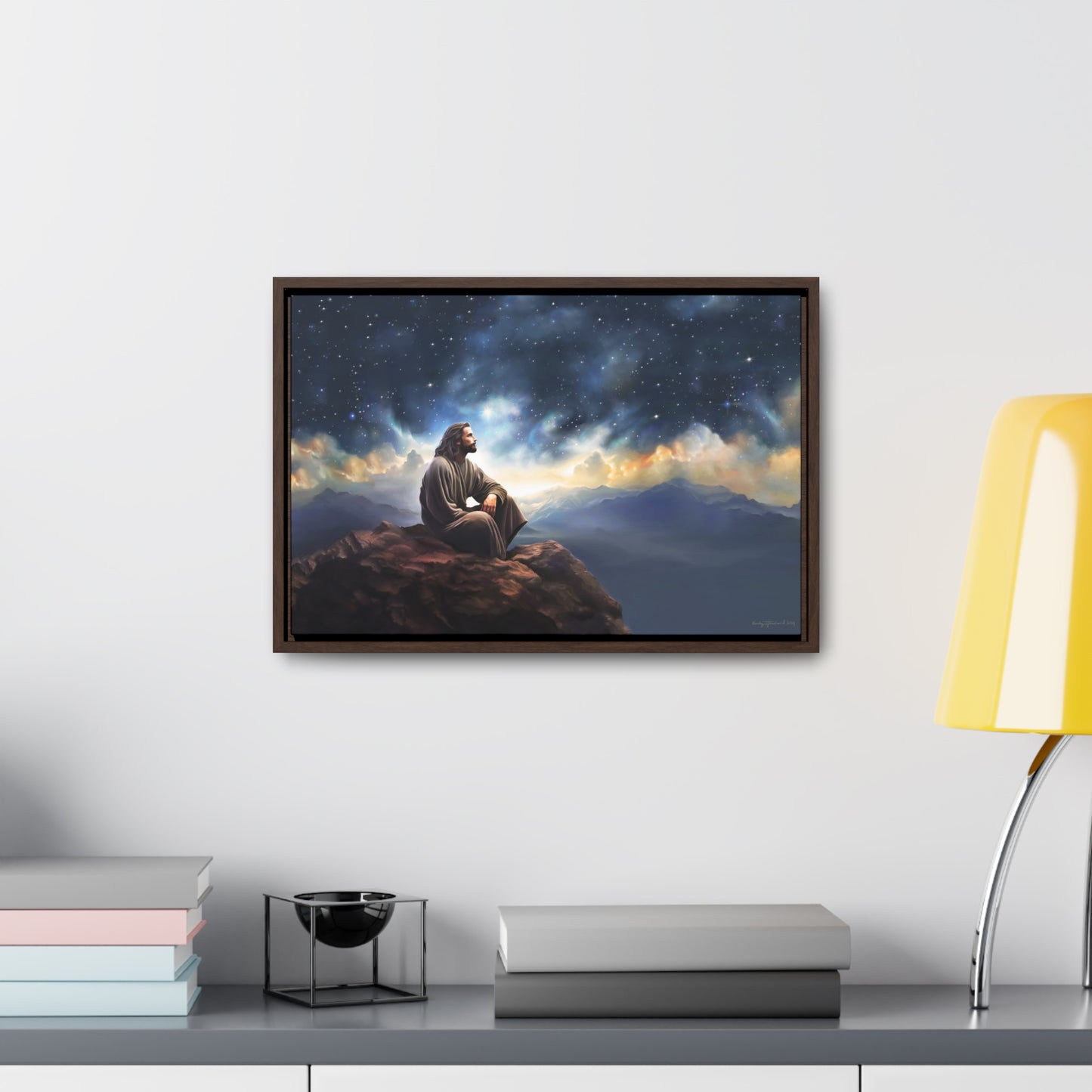 Jesus With The Stars, Fine Art Canvas Print, Many Sizes, Christian Art, Missionary Gifts