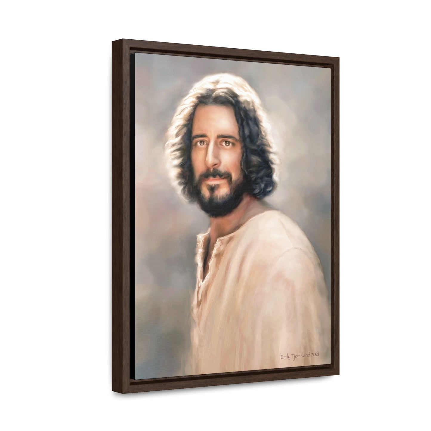 Jesus Christ Portrait, Fine Art Canvas Print, Various Sizes of Jesus Painting | Not Affiliated with The Chosen TV Series