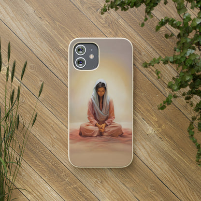 Spiritual Phone Case, Fun and Stylish, meditation, Stillness, Peace, Quiet reminder, mindfulness, Beauty, Unique Gift for her