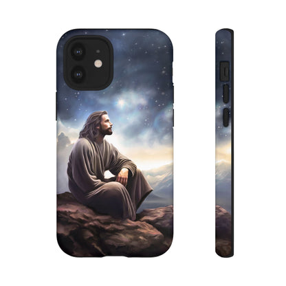 Jesus With The Stars Tough Phone Cases for Missionaries, Fun Special Gift for Bishops, Missionaries, Fun Gift for your missionary