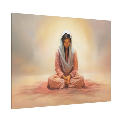 Stillness Fine Art Canvas Print, Spiritual Art, Gift for Her, Christian Artwork, Home Gift, Religious Artwork, Female Discipleship