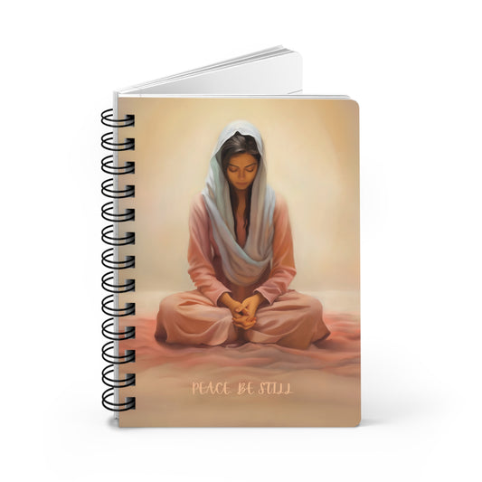 Stillness Spiritual Stationary, Missionary Spiritual Journal and Mindfulness gift, Meditation gift, Spiral Bound Journal