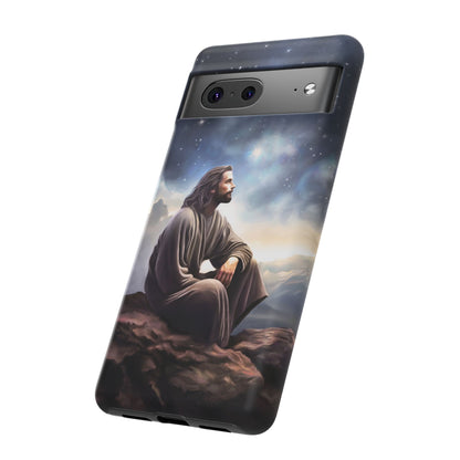 Jesus With The Stars Tough Phone Cases for Missionaries, Fun Special Gift for Bishops, Missionaries, Fun Gift for your missionary