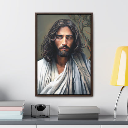 Jesus Christ Portrait, Fine Art Canvas Print, Framed, Jesus Christ Christian Art, Christian Art, Jesus Christ Decor