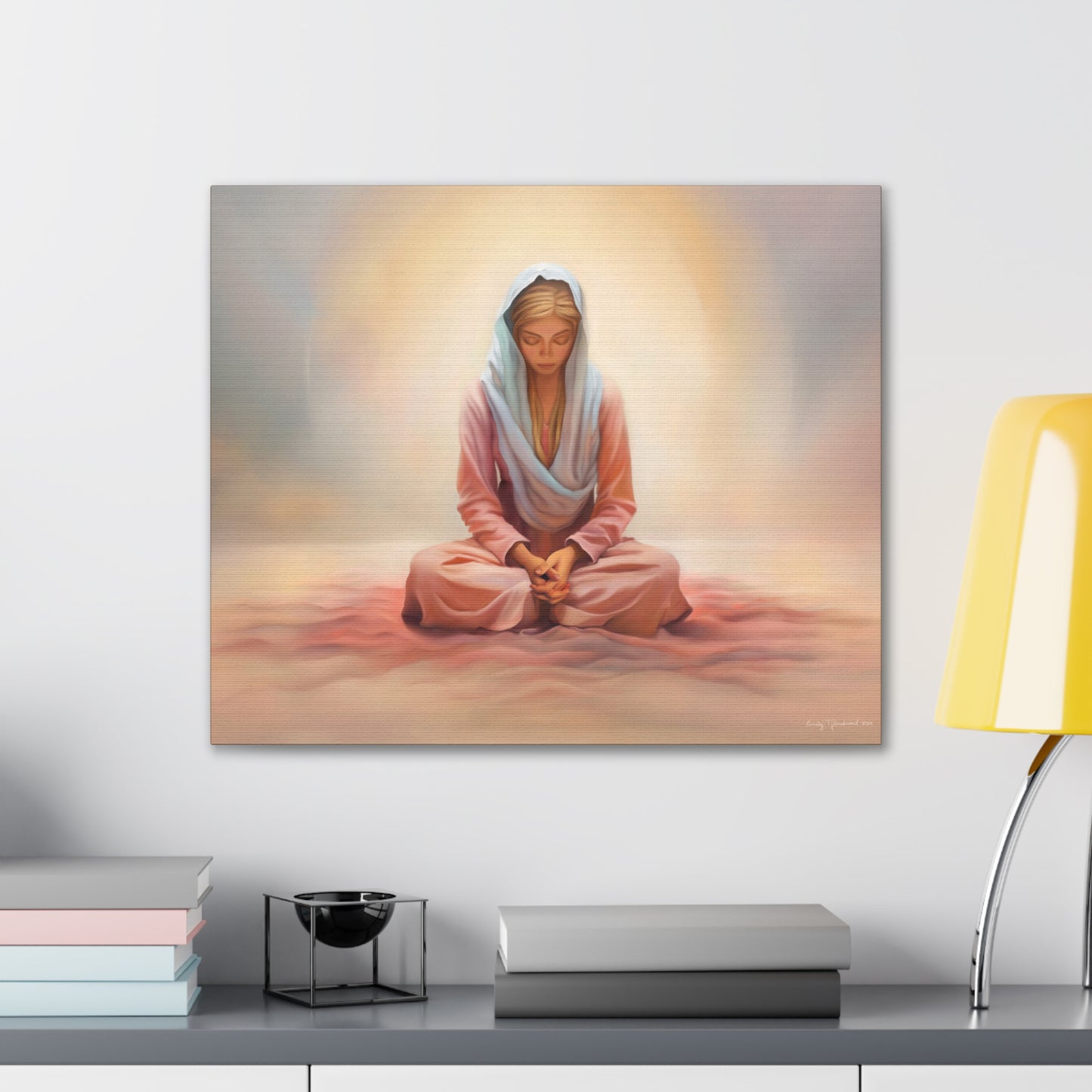 Stillness, Fine Art Canvas Print, Female Discipleship