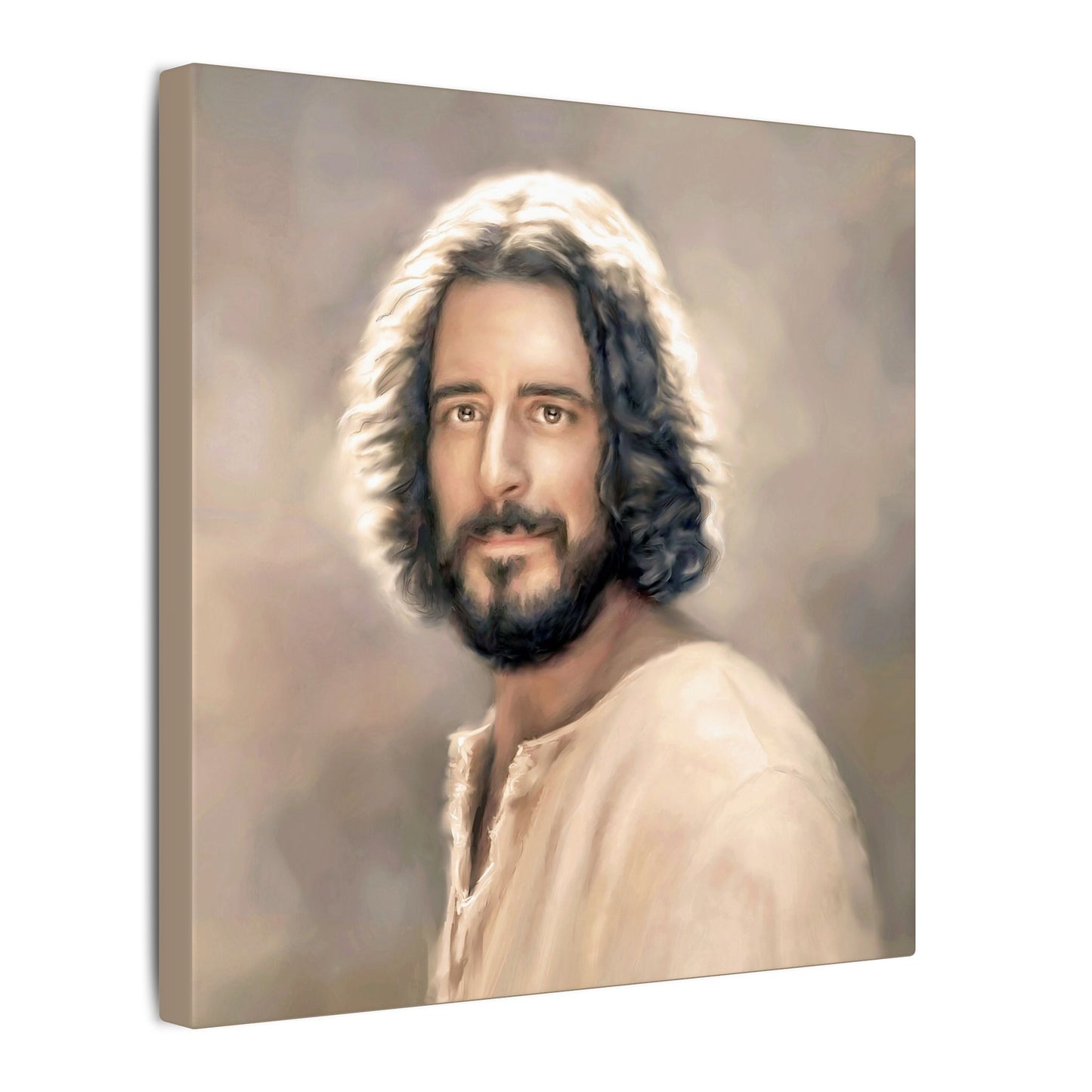 You Belong, Jesus Christ Portrait, Fine Art Canvas Print, Inspired by The Chosen Artwork of Jesus Painting