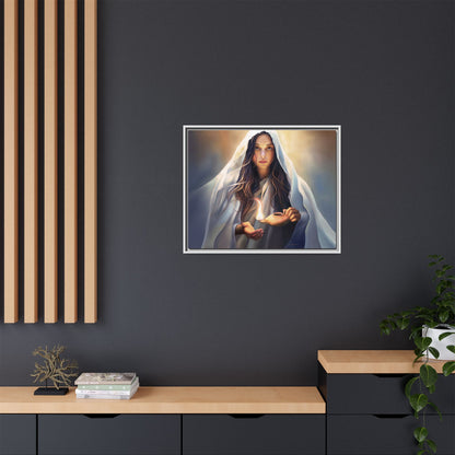 Mary Magdalene Woman Courage Framed Canvas Print of Painting, Female Discipleship, Beautiful Inspirational Art for Christians and Girls, 10 Virgins
