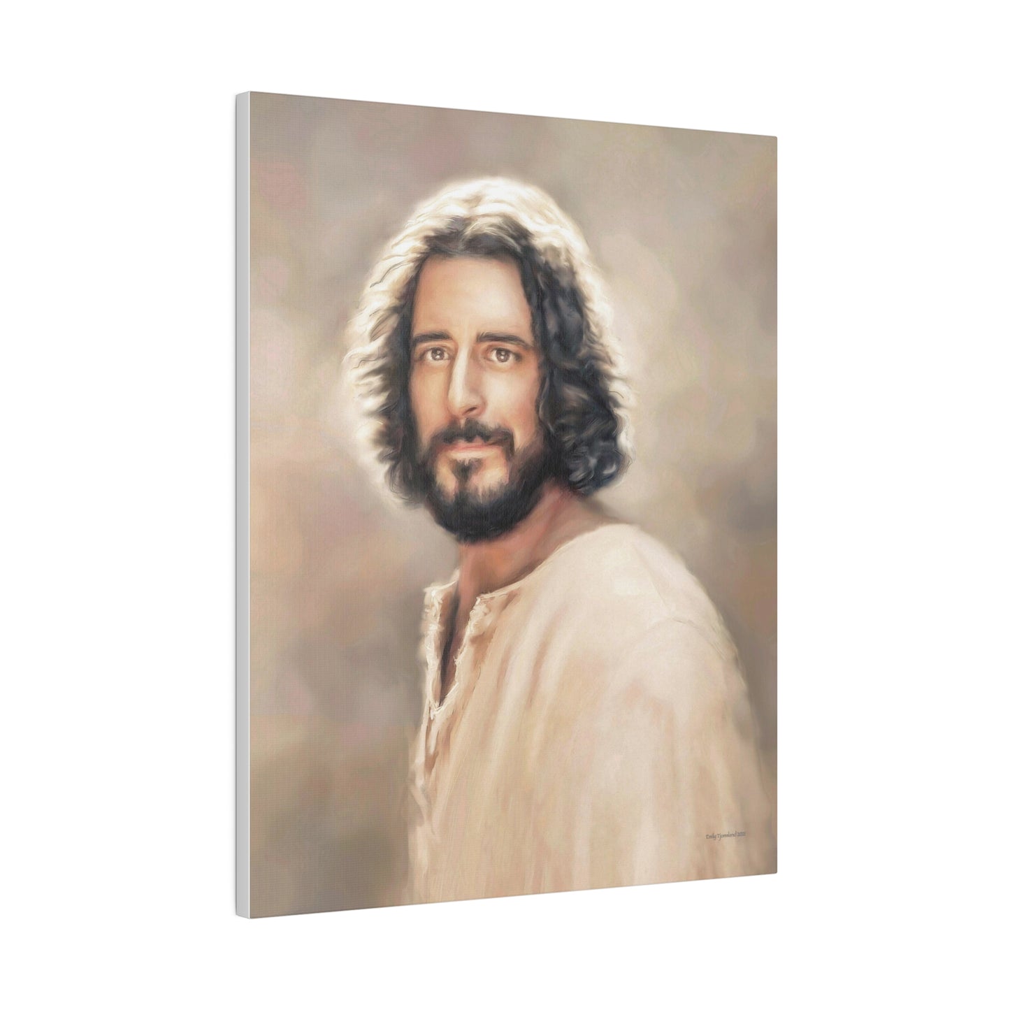 You Belong, Jesus Christ Portrait, Fine Art Canvas Print, The Chosen Artwork of Jesus Painting 12x16