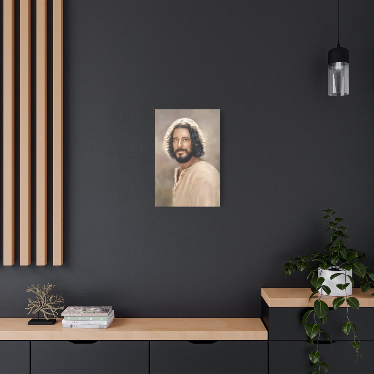 You Belong, Jesus Christ Portrait, Fine Art Canvas Print, multiple sizes, inspired by The Chosen Artwork of Jesus Painting, Gift for Christian Homes