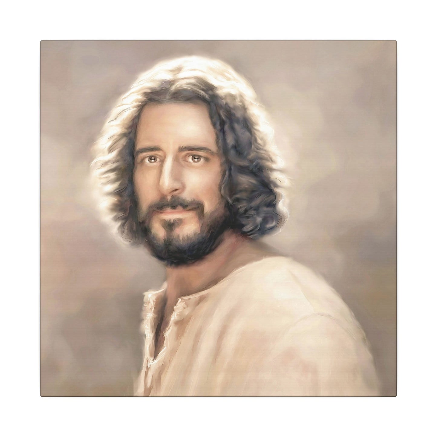 You Belong, Jesus Christ Portrait, Fine Art Canvas Print, Inspired by The Chosen Artwork of Jesus Painting
