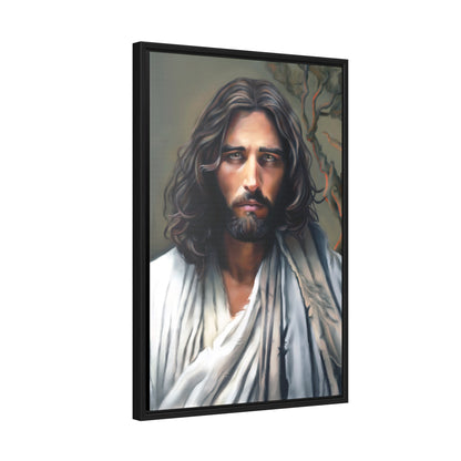 Jesus Christ Portrait, Fine Art Canvas Print, Framed, Jesus Christ Christian Art, Christian Art, Jesus Christ Decor