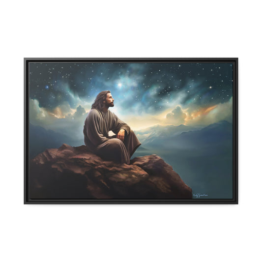 Jesus With The Stars, Fine Art Canvas Print, many sizes, Christian Art, Christian Gifts