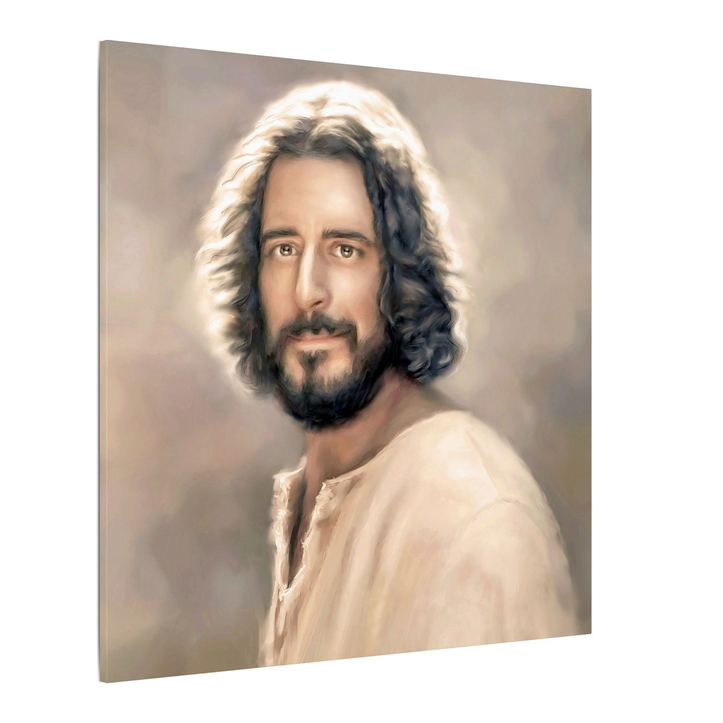 You Belong, Jesus Christ Portrait, Fine Art Canvas Print, Inspired by The Chosen Artwork of Jesus Painting