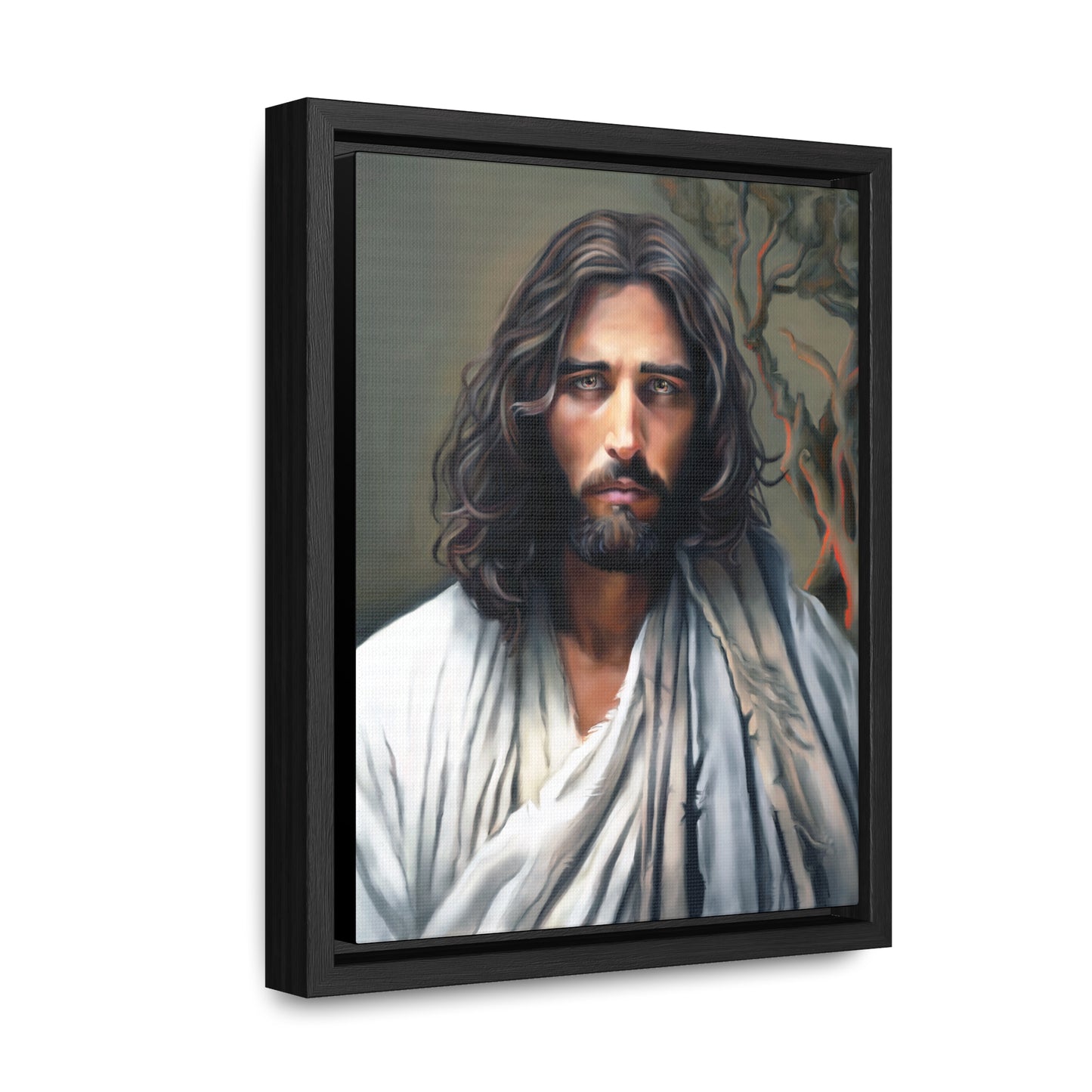 Jesus Christ Portrait, Fine Art Canvas Print, Framed, Jesus Christ Christian Art, Christian Art, Jesus Christ Decor