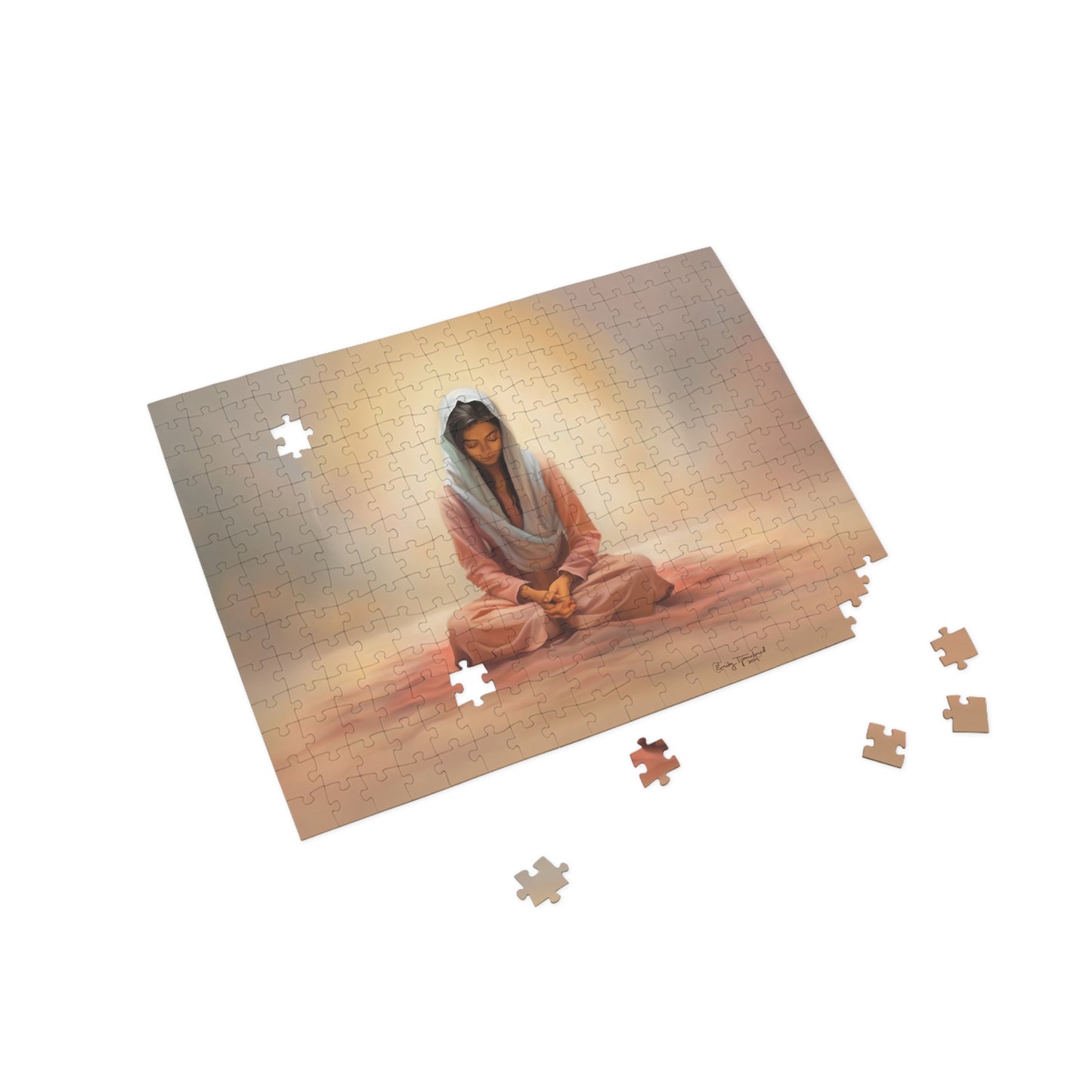 Stillness Puzzle (96, 252, 500, 1000-Piece), Spirituality Puzzle, Zen Puzzle, Christian Puzzle, Games for Young Women, Games for Christians