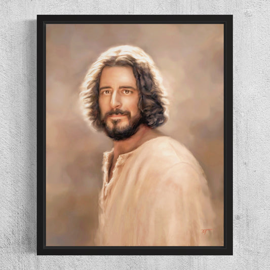 You Belong Jesus Portrait, Fine Art Canvas Print, The Chosen Art Inspired Artwork of Jesus Christ